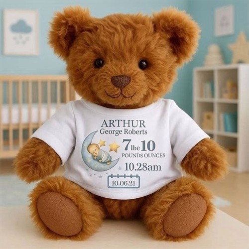 Personalised teddy bear - , brown