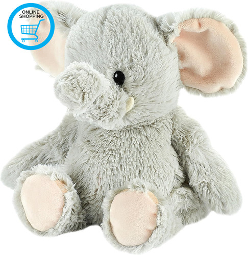 Plush elephant microwavable - elephant,