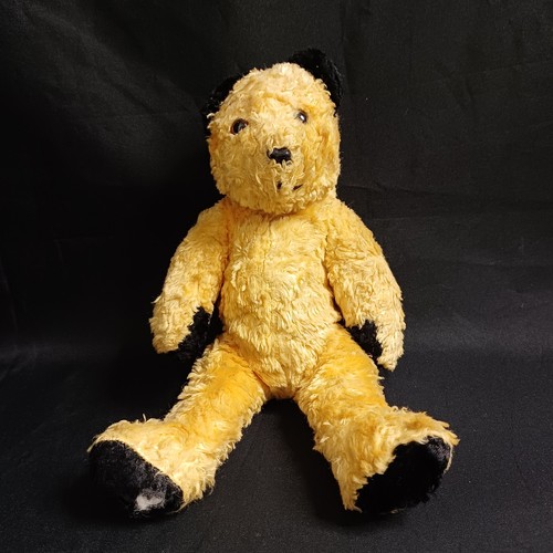 Vintage orange and black teddy - and,