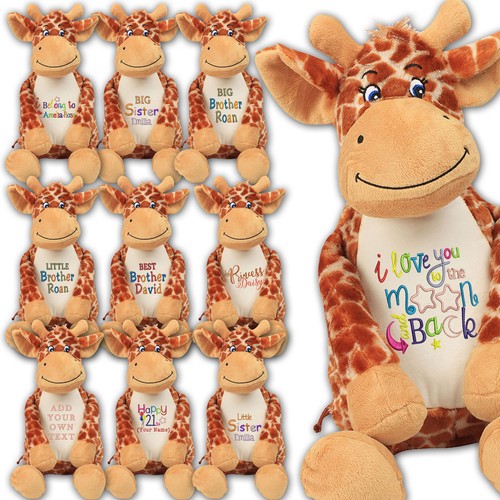 Large giraffe personalised - giraffe,