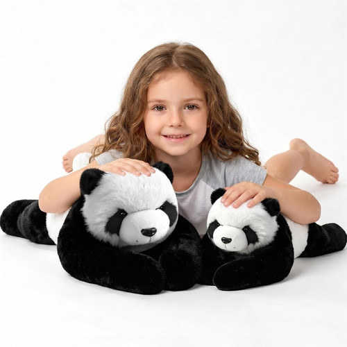Weighted panda plush toys - weighted,