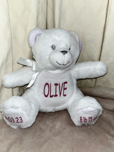 Teddy with name - with, on