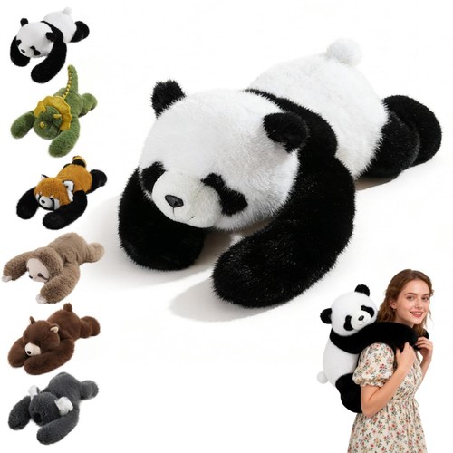 65cm weighted panda - panda, plush