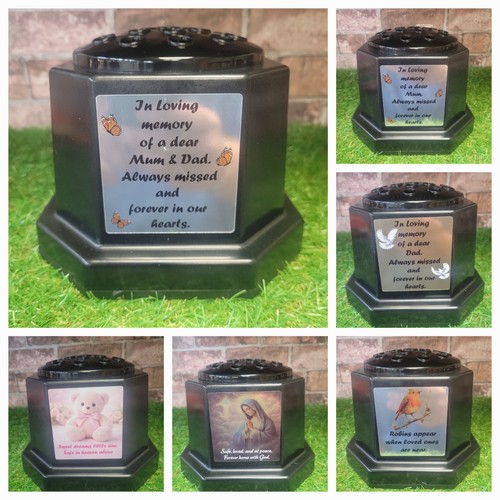 Memorial flower pot for - flower,